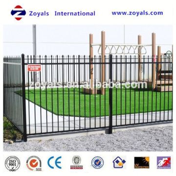 privacy aluminum ornamental fence manufacturer with ISO 9001