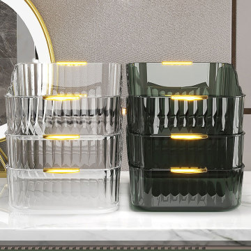 Multi-Function Storage Solutions: Light Luxury Desktop, Finishing Storage Box, Makeup Table & Bathroom Organizers