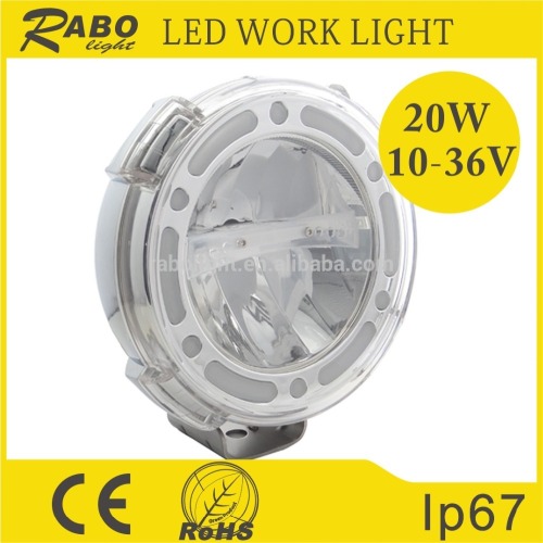 High quality 7 inch waterproof LED WORK LIGHT round led worklight EMC function