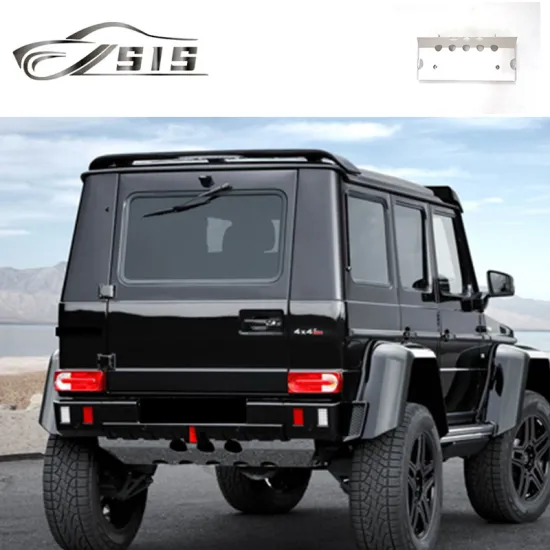 Stainless Steel Wide Rear Skid Plate for G-Class W463 4X4 (2016-2018)