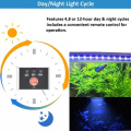 Lampu LED Aquarium Kecerahan Remote dengan timer