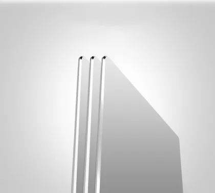 Universal Aluminum mouse pad silver color