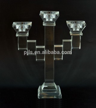 Customized crystal candle holder wedding gift