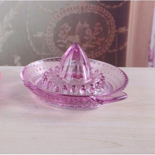 Colored Lavender table Glass Citrus Juicer