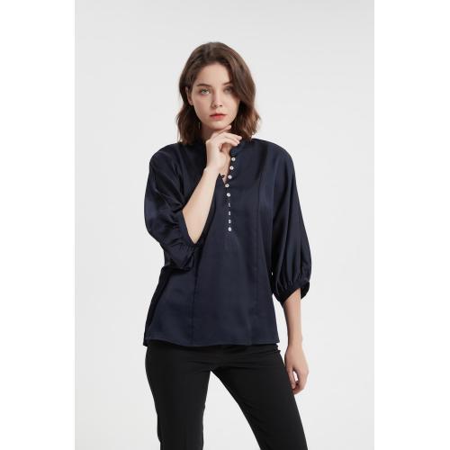 Womens Blouses lady solid blouse shirt printed shirt office shirt Factory