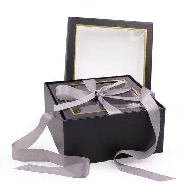 High Quality Custom Gold Foil Embossed Kraft Paper Envelope Ribbons for Blessing Supplies