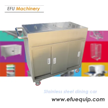 Stainless steel dining car