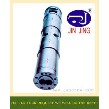 extruder parallel twin screw barrel for pipe cable plate profile...