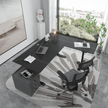 Electric Height Adjust Desk Director Luxury Workstation