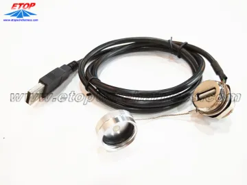 USB2.0 to USB A female panel mount type