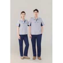 গ্রীষ্মের ছোট-হাতা শীর্ষ - গাঢ় ধূসর