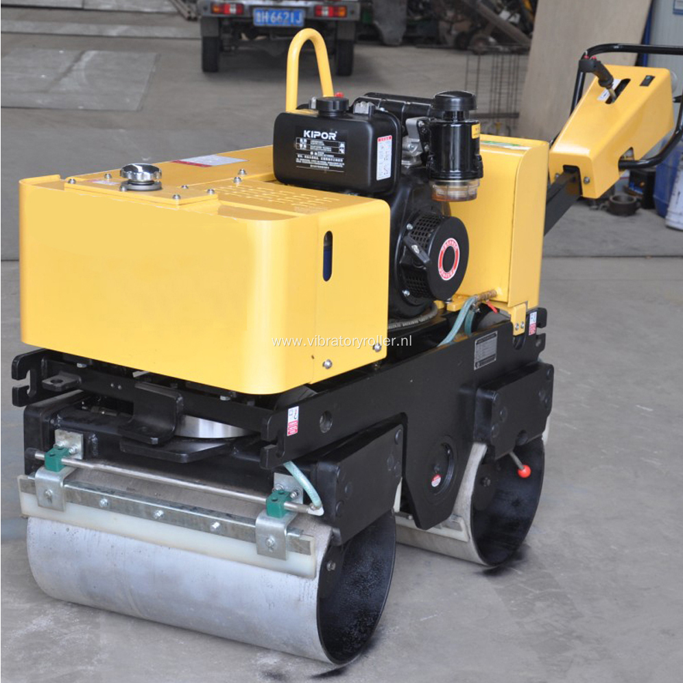 Hand Operated Double Drum Soil Compactor Road Roller