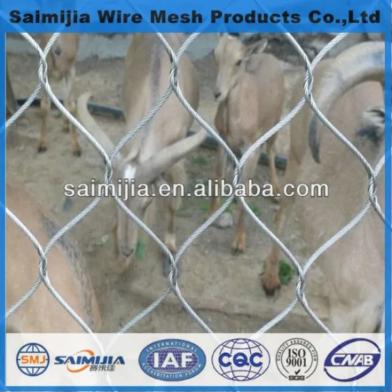 stainless steel rope zoo mesh