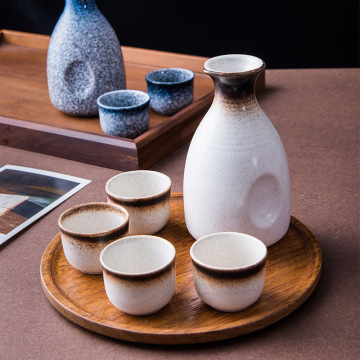 Hot Sale: Handmade Japanese Design Eco-Friendly Ceramic Sake Set