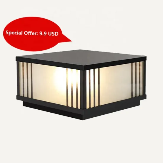 Customized Waterproof Solar LED Pillar Light for Hotel Villa Yard and Gate