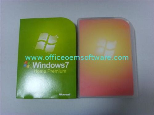 Home Premium 32 / 64 Bit Disc Full Version Windows 7 Genuine Microsoft Software For Pc