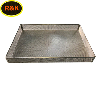 Food Grade Stainless Steel Mesh Baking Tray for Fruits and Vegetables (400*600mm)