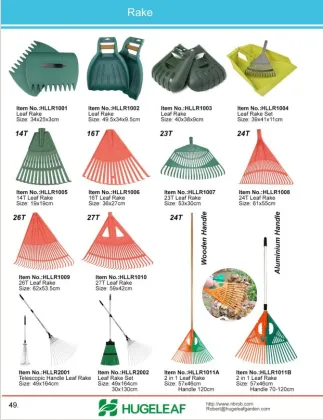 Plastic Garden Leaf Scoop and Rake: Leaf and Grass Collector