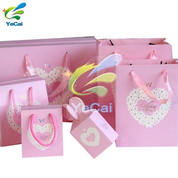 2018 New arrival luxury paper shopping bag, eco-friendly custom kraft paper bag for gift