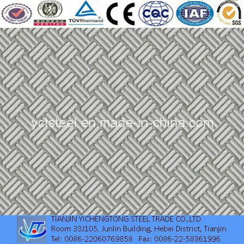 Anti-Skid En1.4301 Stainless Steel Corrugated Plate