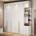 White Solid Wood Wardrobe