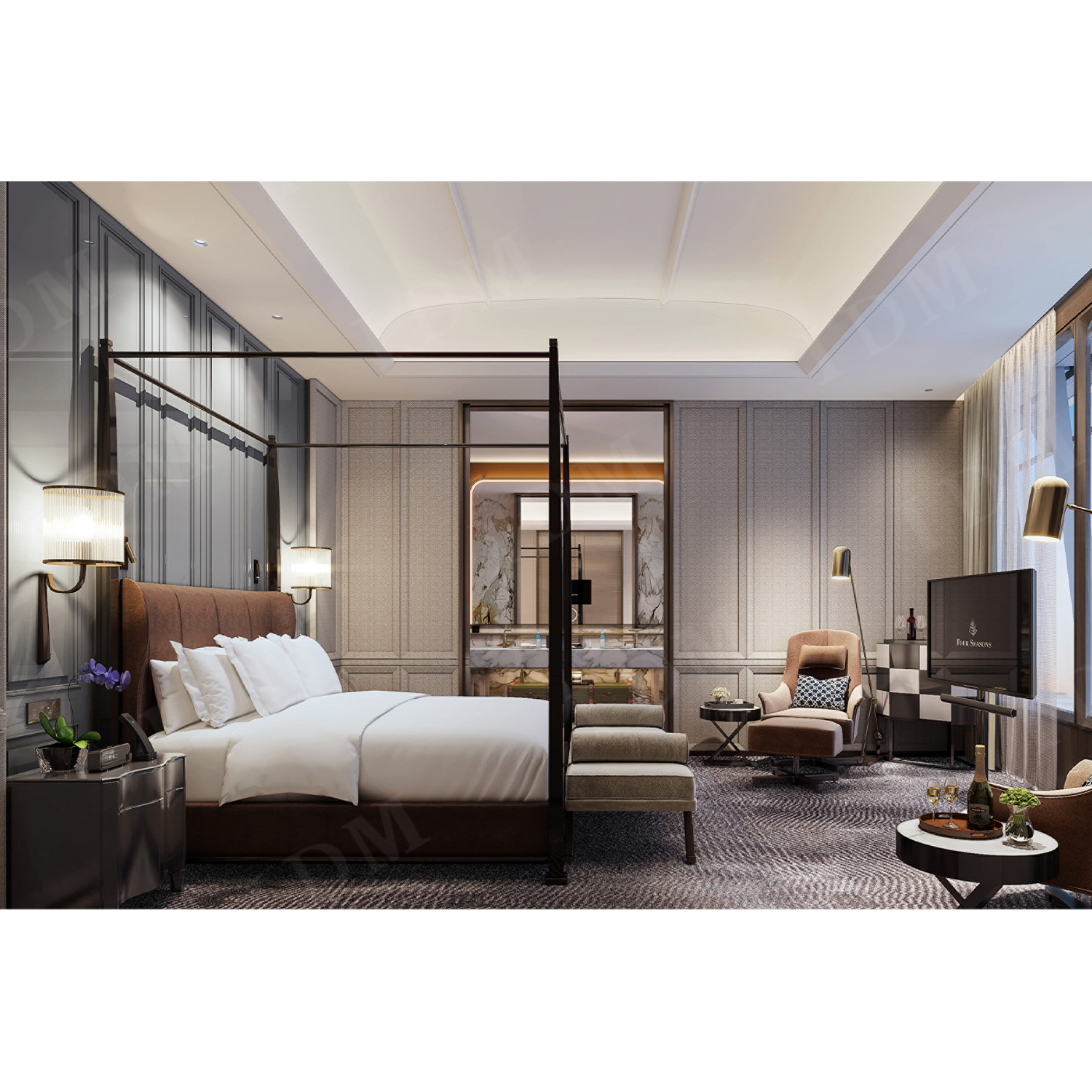 Luxury Hotel Bedroom Furniture Set Furniture In Hotel