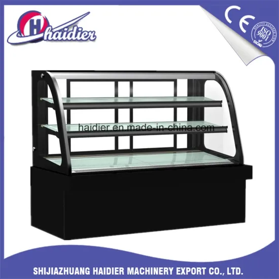 Floor Standing Commercial Display Cake Refrigerator Showcase