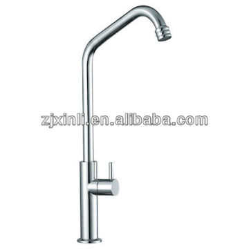 High Quality Sink Brass Cold Faucet, Polish and Chrome Finish, Deck Mounted