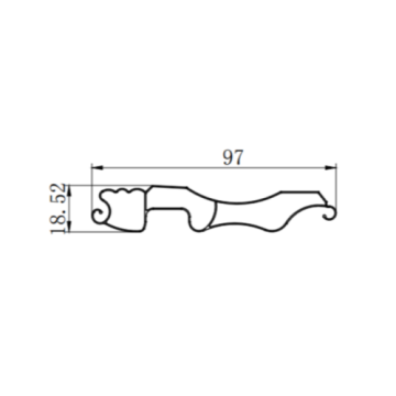 Roller shutter parts aluminum profile extrusion dies