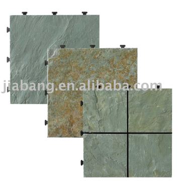 Slate stone outdoor decking with PE base-JBD001