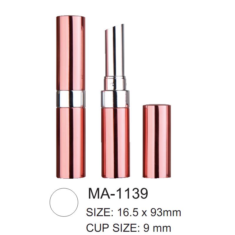 Contenitore di rossetto in alluminio rotondo slim MA-1139