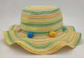 Chapéu arco -íris com borda ondulada para crianças