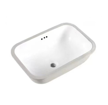 Rechthoekig keramisch bekken: warm verkopende vierkante onderbasin voor moderne badkamer