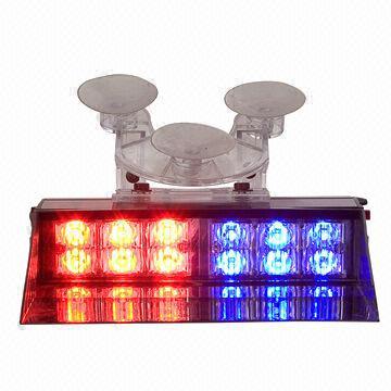 Vehicle Interior Suction Dash Deck LED Advisor for Police Car, Ambulance and Fire Truck Use, 12V