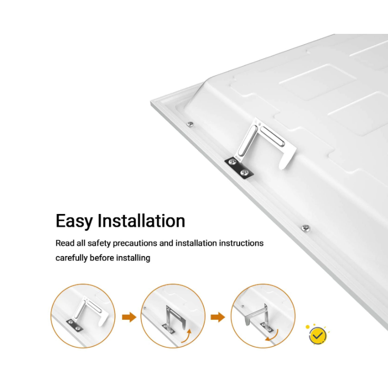 Luces de panel LED con diseño de luz cálida