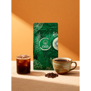 Café con caramelo y nueces a granel