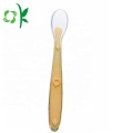 Eco-friendly Silicone Baby Spoon Soft Reusable