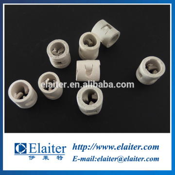 High quality ceramic pall ring packing for chemical tower column mass transfer