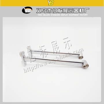 Wholesale chrome shop fixture/metal waterfall display hook