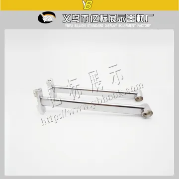 Wholesale chrome shop fixture/metal waterfall display hook