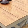 Outdoor Aluminum-Plastic-Wood Cross Table