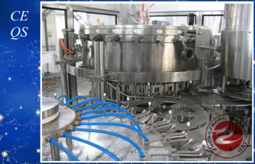 Carbonated Drink Filling Machine , Liquid Bottle Fill Equipment