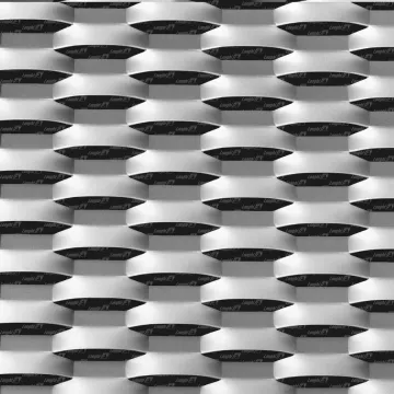 Decortative Aluminum Expanded Metal Wire Mesh