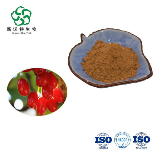 Asiatic Cornelian Cherry Fruit Extract Free Sample Corus officinals Extract 10:1 20:1 Manufactory