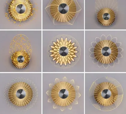 Lumind Lighting: Fashionable Glass Bedroom Wall Lamps for Indoor Decor