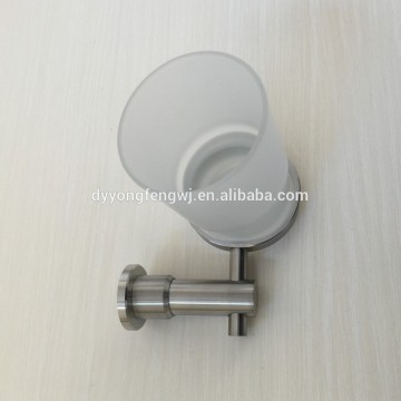 stainless steel tumbler holder with glass