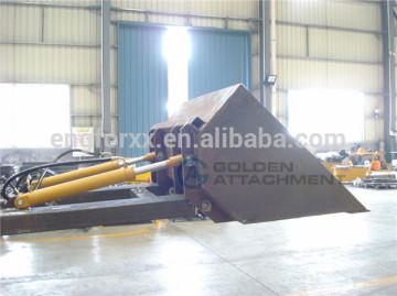 forklift truck attache dirt bucket Hydraulic Tipping Bucket