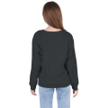 Equipaggio pullover a manica lunga con cappuccio da donna