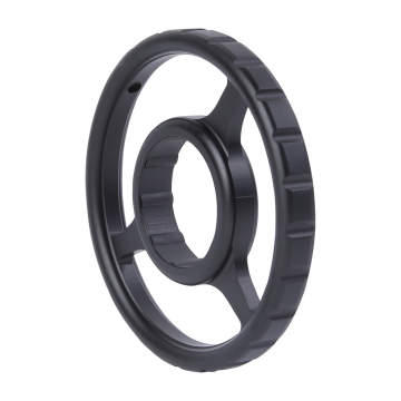 Red Win T6061 Aluminium 80mm Diameter Scope Ring dengan Rubber Inner dan 31mm SCOPE SIDE WHEEL