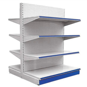 Double Side Supermarket Shelf Standard Melamine Gondola